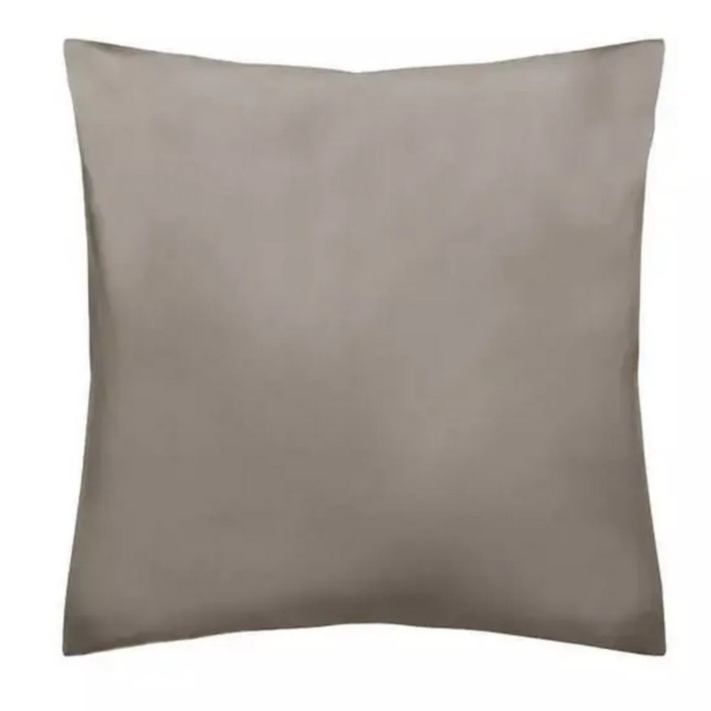 2 / Nate Home by Nate Berkus 400TC Percale Cotton Euro Sham 26" x 26" Sandstone